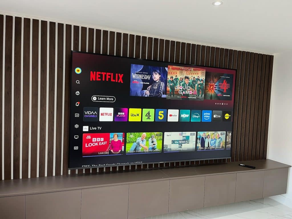 100" TV Mounting