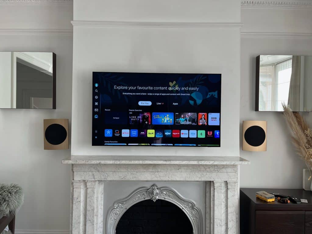 TV Mounting Above Fireplace