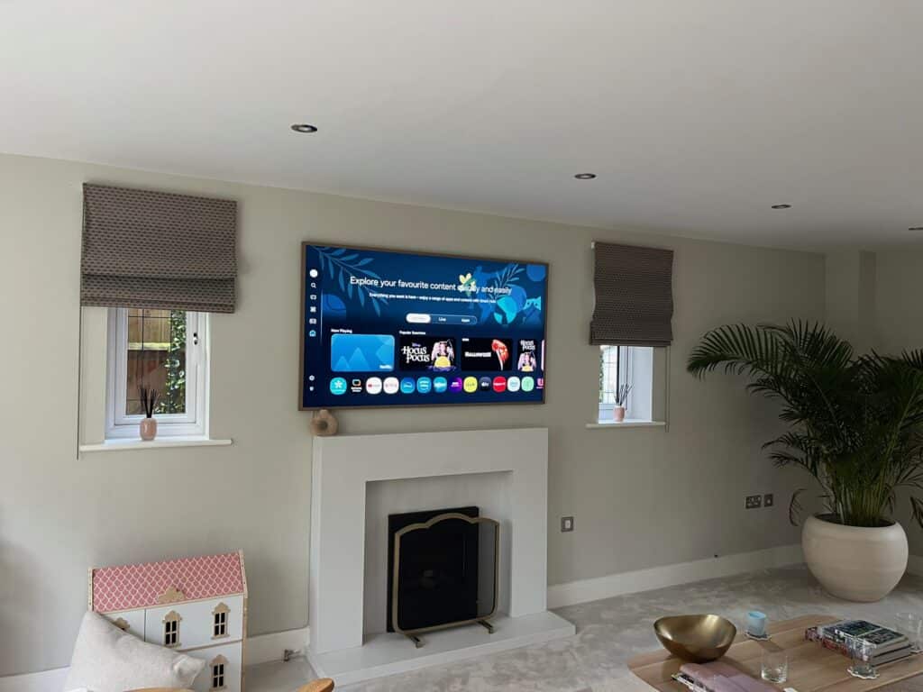65" Samsung Frame TV Mounted Twickenham, TW1, South West London