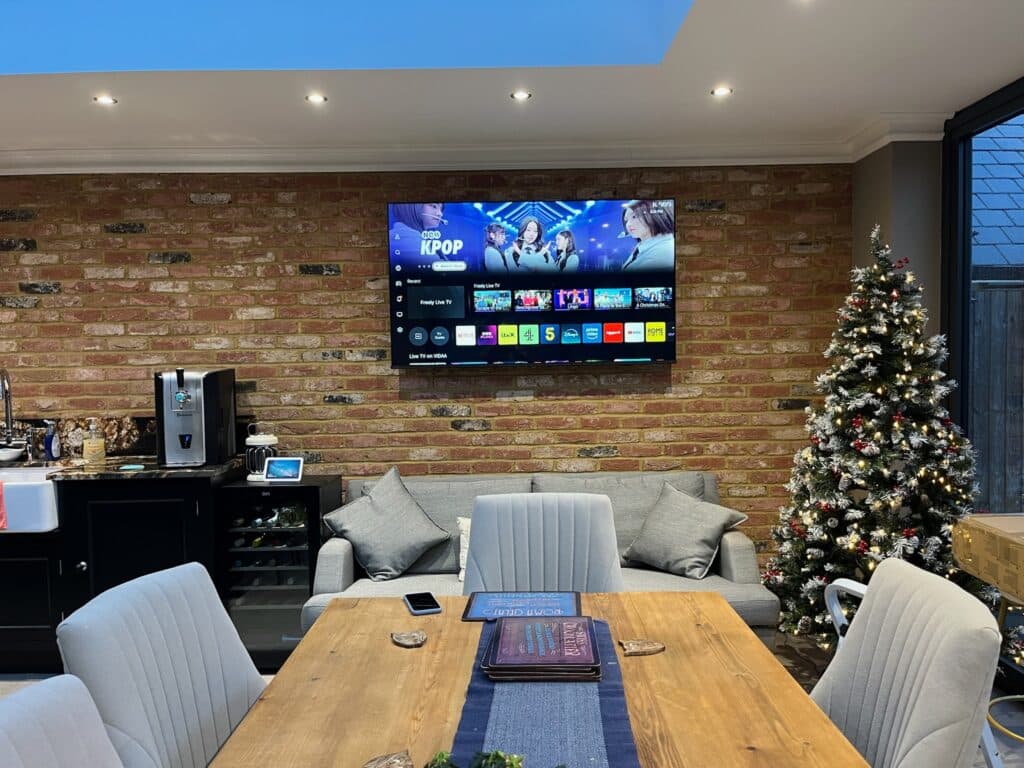 65" Hisense TV Mounted in Muswell Hill, N10, North London