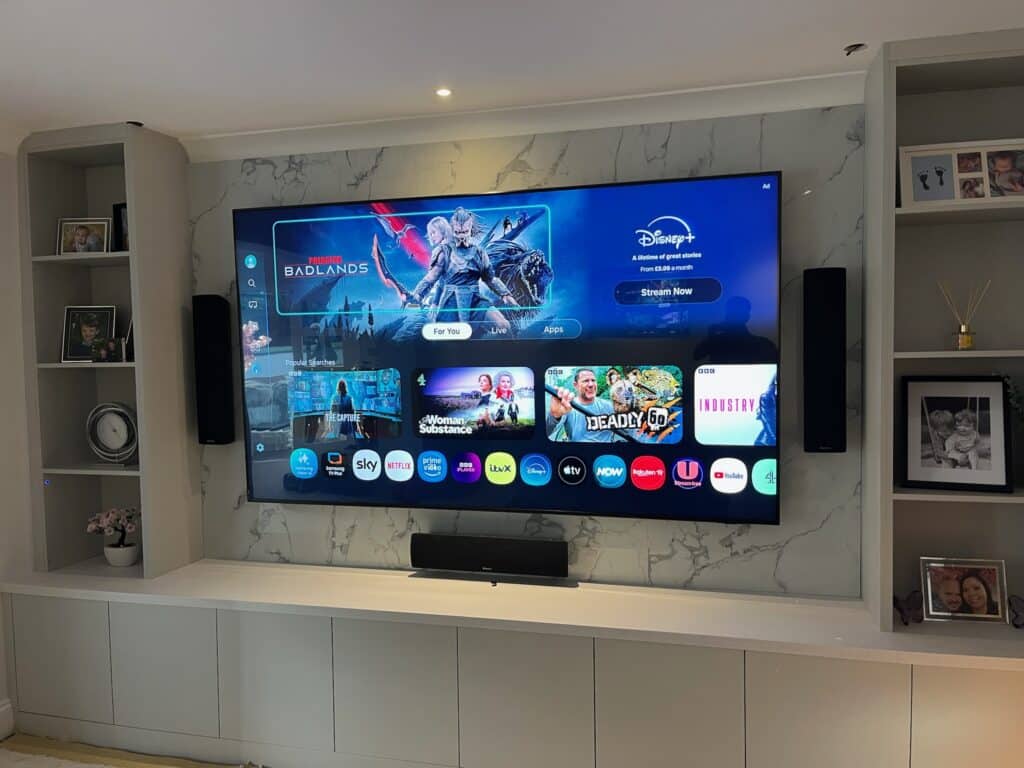 98" Samsung TV Mounted in Brixton, SW9, South London
