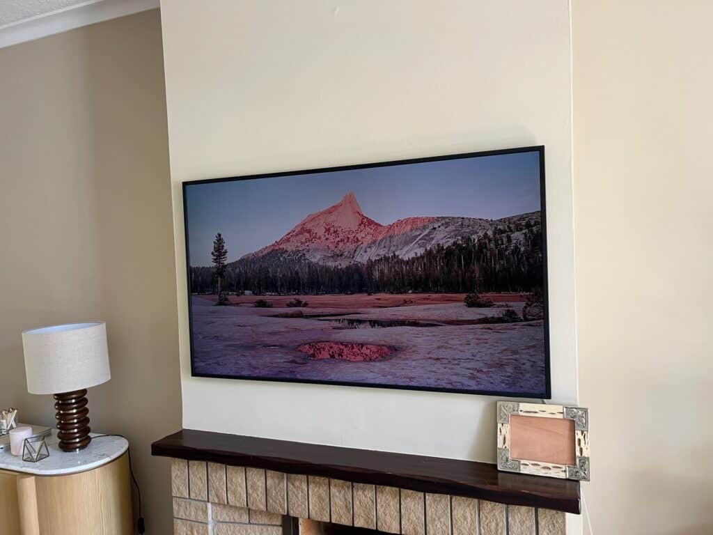 55" Samsung Frame TV Mounted in Acton, W3 London