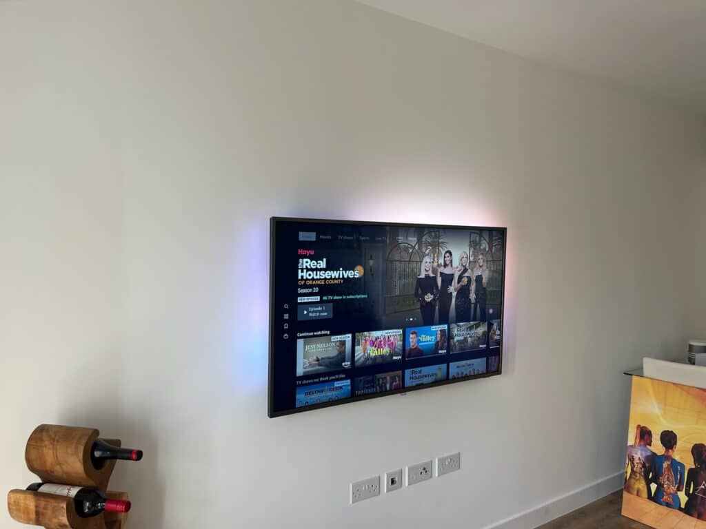 55" Philips TV Mounted in Catford, SE6 London
