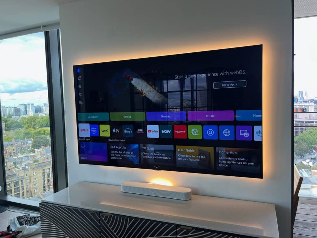 77" LG OLED evo G5 TV Mounted in Elephant and Castle, SE1 London
